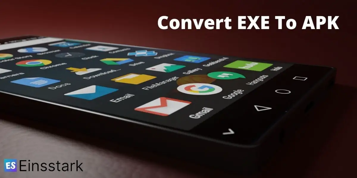 convert exe to app android